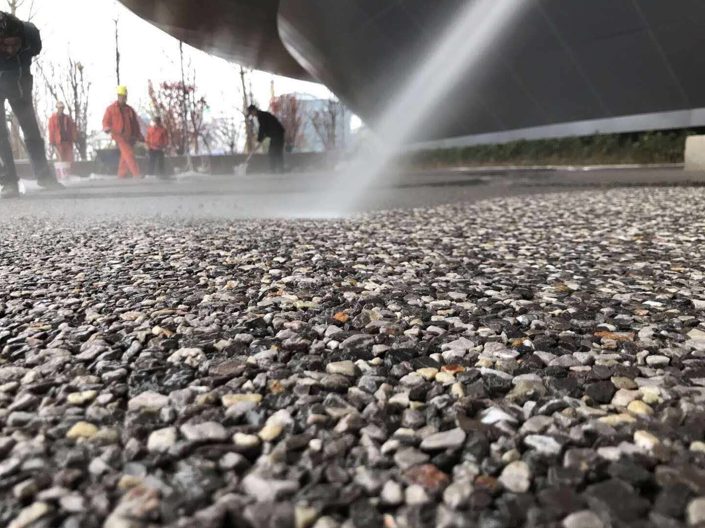 贵阳透水混凝土增强剂批发透水混凝土路面施工  透水混凝土施工