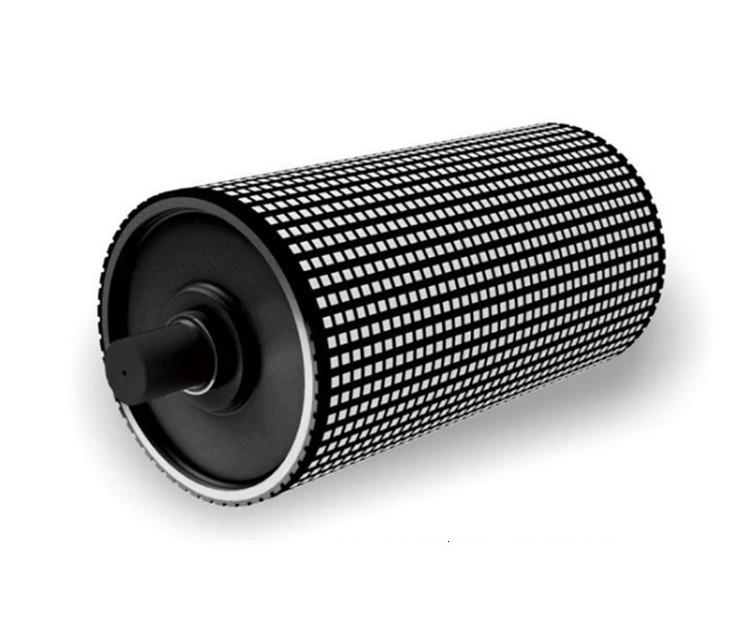 滚筒包胶12mm厚耐磨菱形胶板  聚氨酯滚筒包胶  滚筒陶瓷胶板  耐磨橡胶板包胶  冷粘菱形胶板厂家