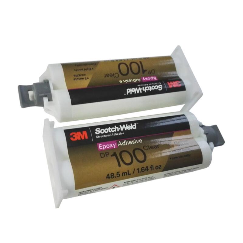 3M DP100透明环氧树脂胶结构胶 通用型高强度粘AB胶