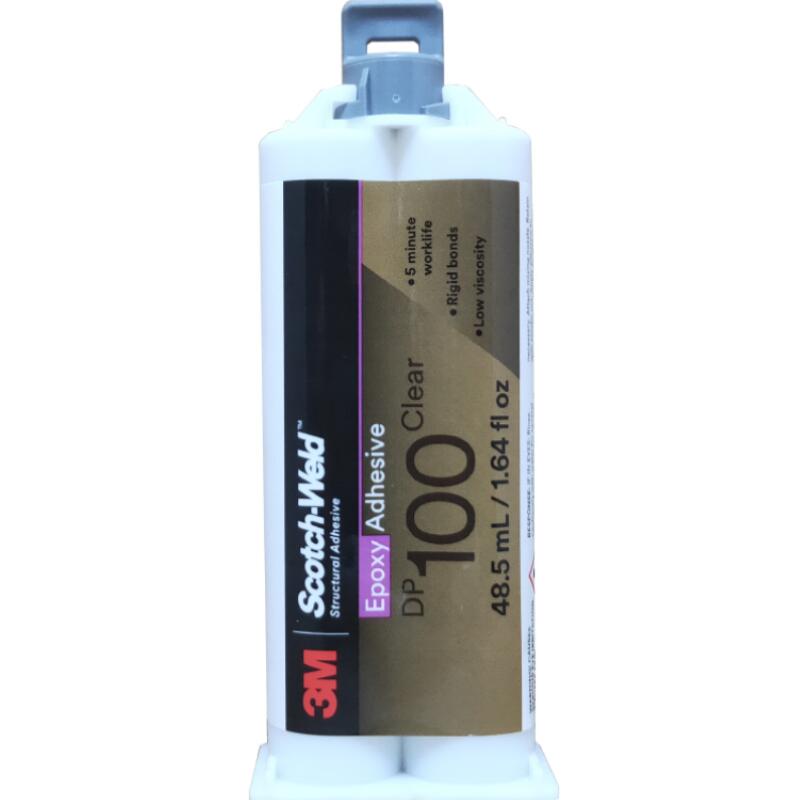 3M DP100透明环氧树脂胶结构胶 通用型高强度粘AB胶