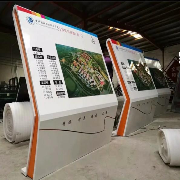 方便游客对景区全景的了解、景区景点的了解  导视牌  指示牌  党建牌
