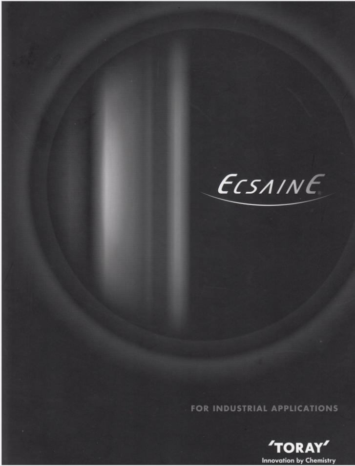 TORAY 东丽 ECSAINE 爱克塞纳 100E 绒布  TORAY ECSAINE 100E  东丽 爱克塞纳 100E