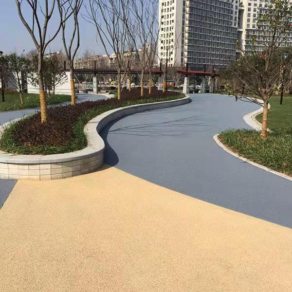 绵阳市透水混凝土材料 压模地坪材料 透水砼  彩色透水混凝土  透水地坪
