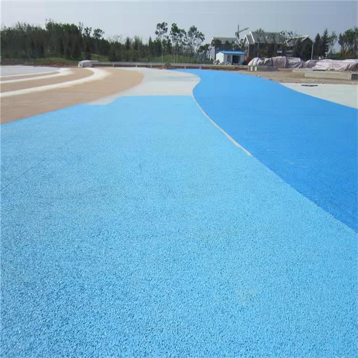 广安彩色透水混凝土 透水路面 透水地坪材料  彩色透水地坪  透水砼材料