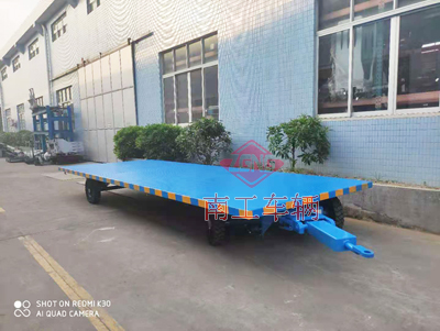 无动力牵引工具拖挂车5吨平板拖车 牵引平板拖车 全挂车