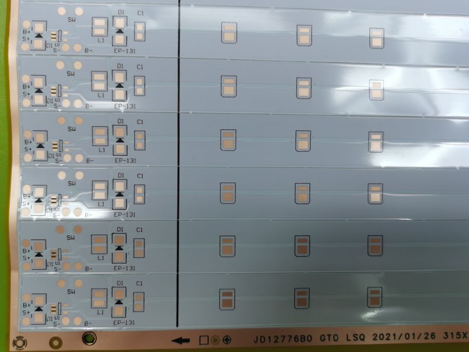 竞国电子元器件 单双面柔性线路板 pcb板加工  日不落  电视机背景灯条