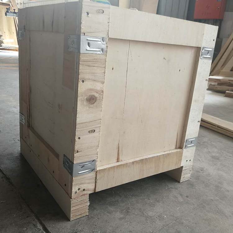 青岛免熏蒸木箱定制防潮好 集装箱用木质包装箱承重好  胶合板木箱