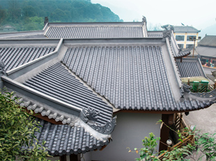 四川甘孜寺庙瓦高分子琉璃瓦&nbsp;&nbsp;高分子仿古瓦