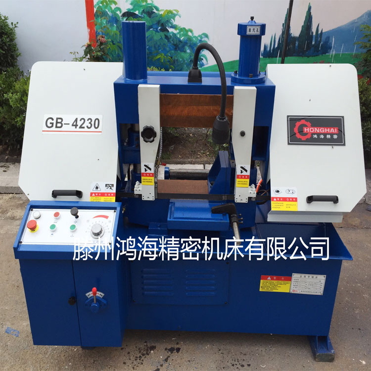 GB4230金属带锯床锯切直径300可整捆切断钢筋带锯床  钢管带锯床