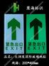夜光钢化玻璃标识，玻璃地砖，安全出口指示灯