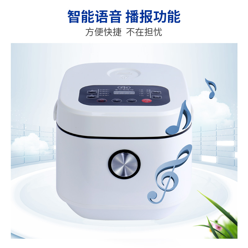 无障碍改造智能电器盲人电饭煲按键盲文语音功能电饭锅  盲用电饭锅  语音电饭煲