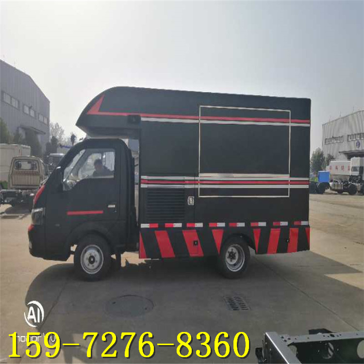 改装售货车图片广场美食售货车