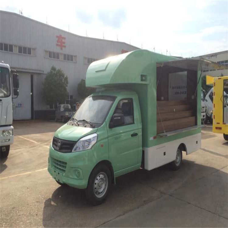 流动水果售卖车，移动汽车商店国六新款小吃冰淇淋奶茶车