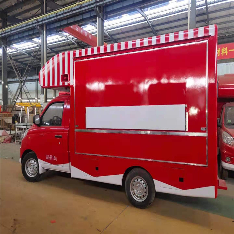 流动水果售卖车，移动汽车商店国六新款小吃冰淇淋奶茶车