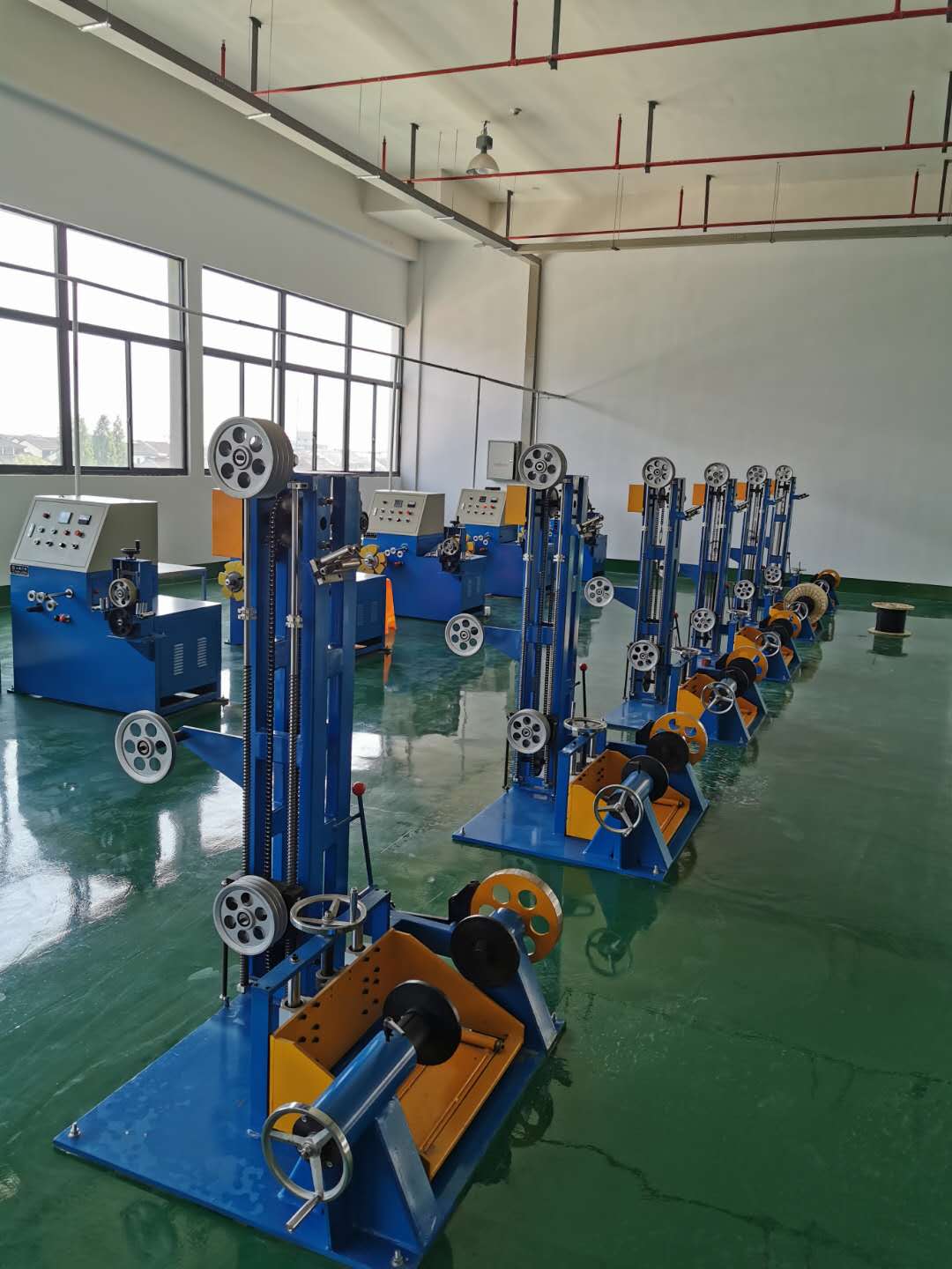 自动双头成圈机打盘机带计米成圈电线电缆成卷机