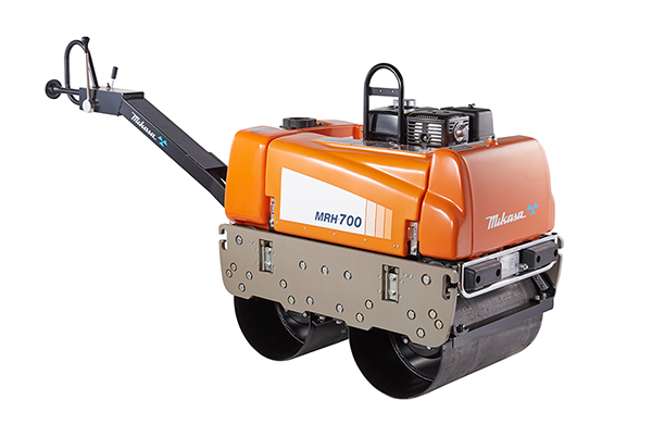 日本三笠MIKASAS进口手扶双钢轮压路MRH-700GS  双轮压路机  汽油压路机  振动压路机