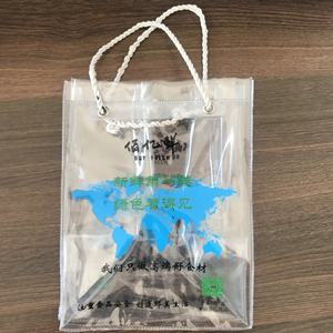 青岛PVC提把袋介绍色版间的叠印处理  青岛PVC手提袋  青岛PVC包装袋