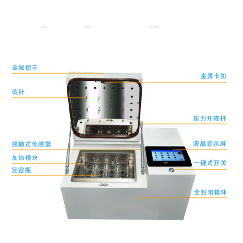 海南全自动吹氮浓缩仪JOYN-AUTO-12S  全自动氮气吹干仪  全自动水浴氮吹仪  12位自动氮吹仪