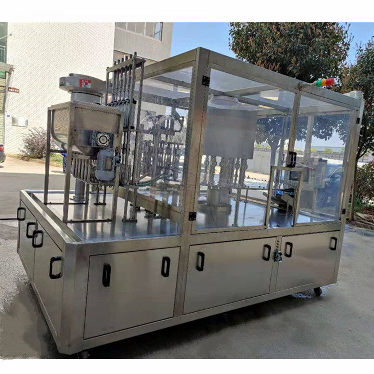 酱料自立袋定量灌装旋盖机源头厂家非标定制  自立袋灌装旋盖机  辣椒酱吸嘴袋灌装机  铝箔袋富氢水充填机