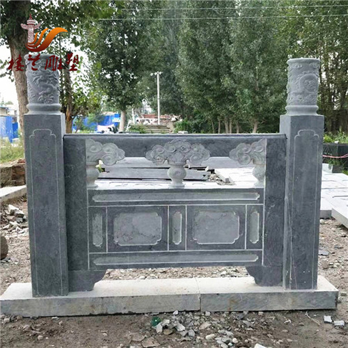 青石栏杆 寺庙景区围栏建设现货供应石栏杆  寺庙栏杆