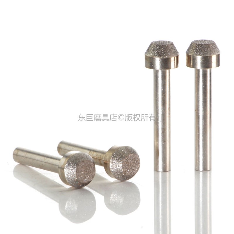 高温合金CBN磨头10D 非标金刚磨头订做 电镀磨头60度