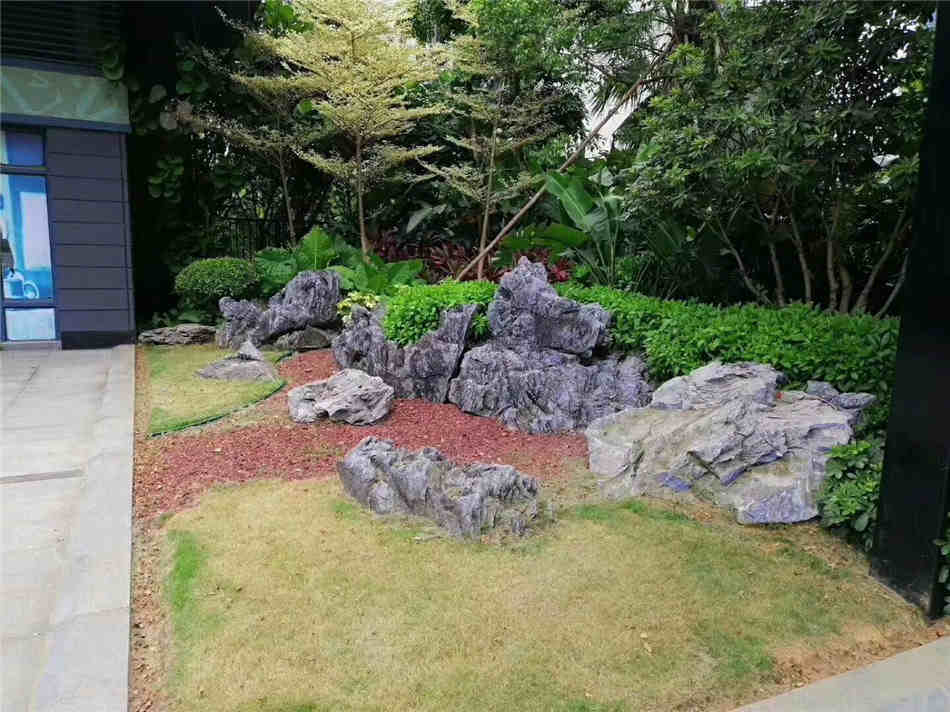 广东大英石厂家 假山制作草坪点缀石厂家直销  天然大英石  大型园林景观石  草坪点缀、假山制作