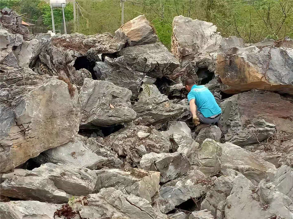 广东天然大英石原产地 英石厂家批发 大英石草坪点缀石  大型园林景观石  草坪点缀、假山制作