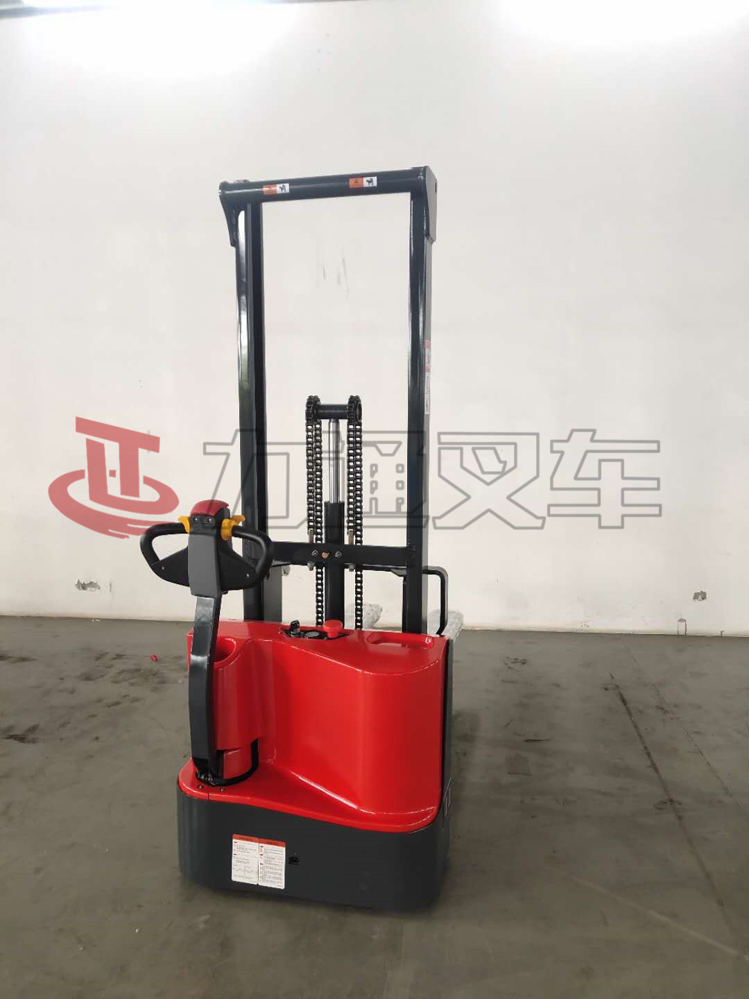 杭州力通叉车-托盘堆垛车（步行式）  步行全电动堆高车  电动叉车