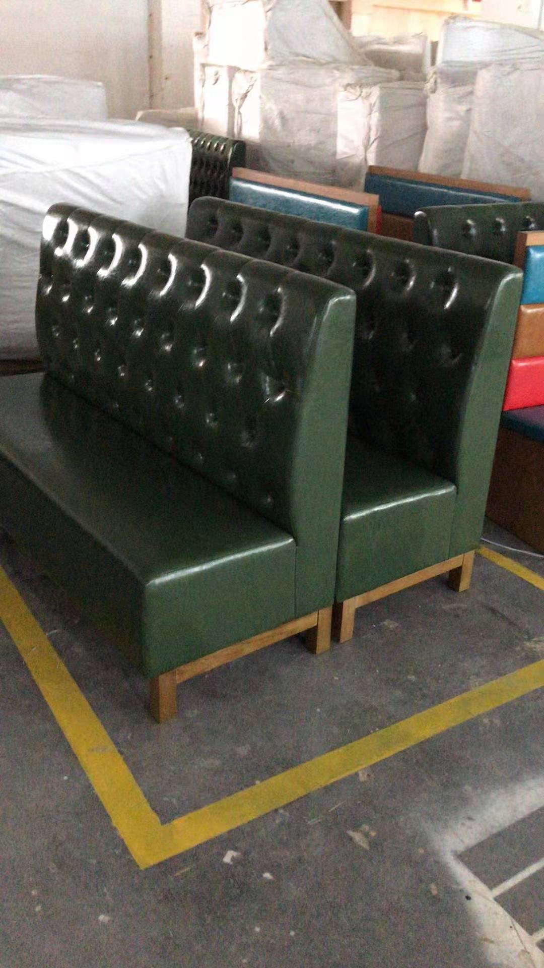 酒店咖啡厅卡座沙发不规则沙发尺寸定做餐厅板式卡座  餐厅板式卡座沙发