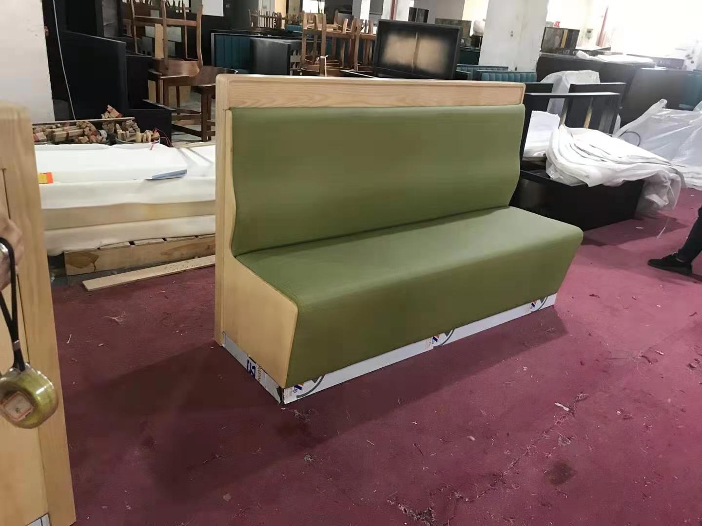 酒店咖啡厅卡座沙发不规则沙发尺寸定做餐厅板式卡座  餐厅板式卡座沙发