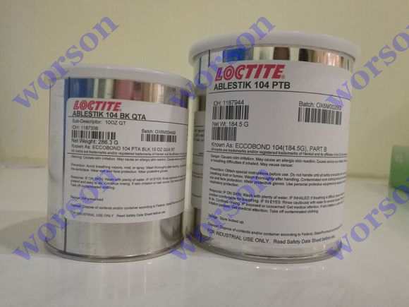 乐泰ECCOBOND 104 A / B 可以承受230°C  104AB  乐泰104  粘接剂