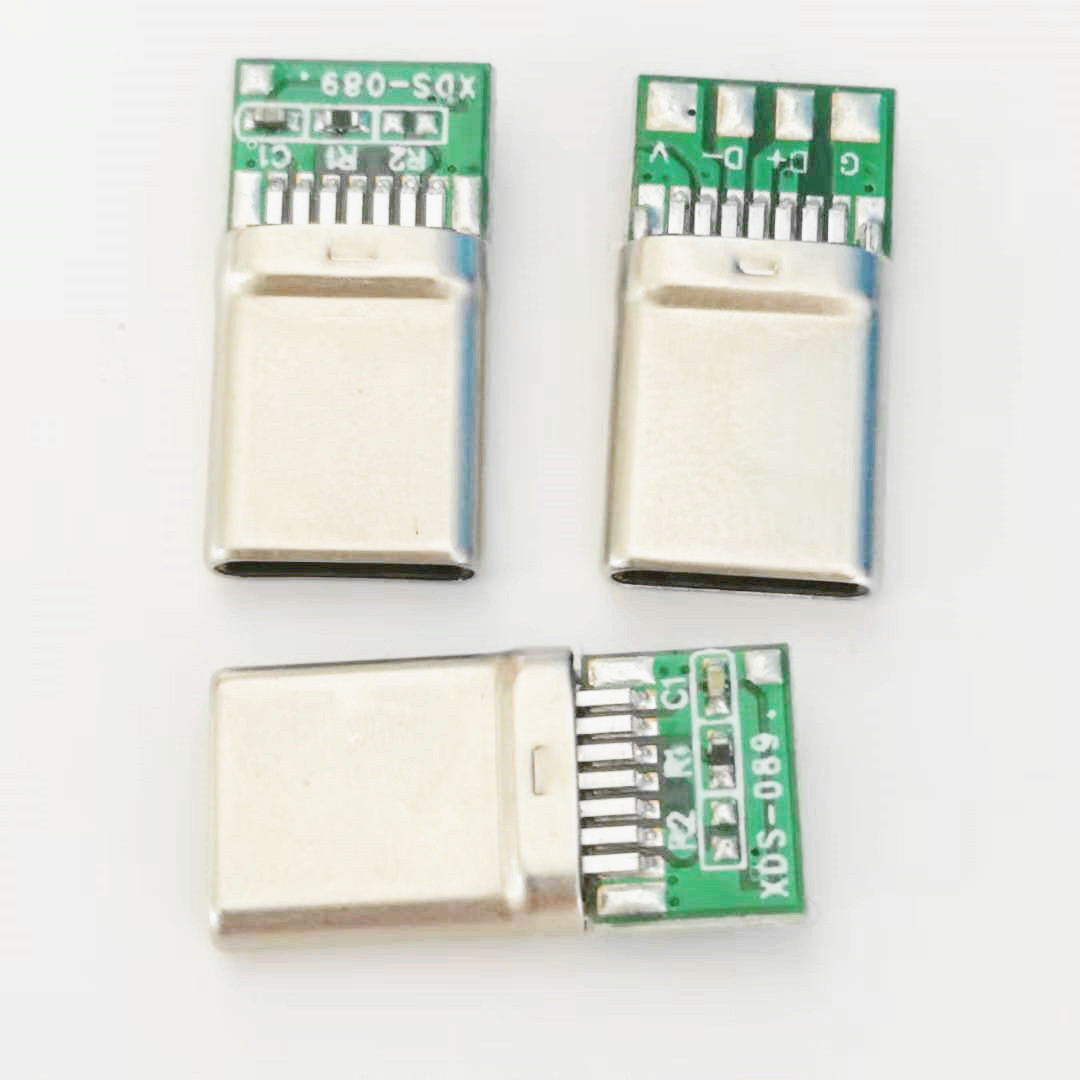 USB 3.1 TYPE-C拉伸公头 14PIN 带线路板