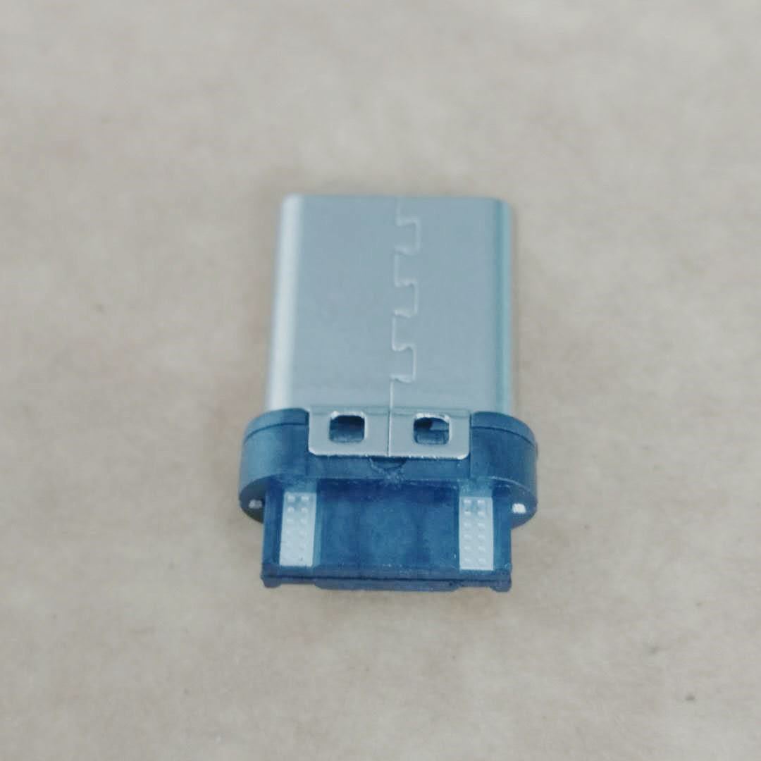 2.0简易版TYPE-C 焊线式公头双面焊线式插  双面焊线式插头