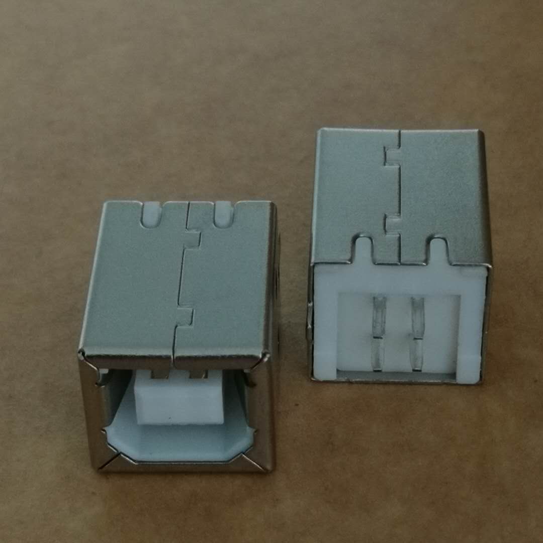 USB 2.0 B型母座 4PIN B母180度直插DIP  母打印机接口