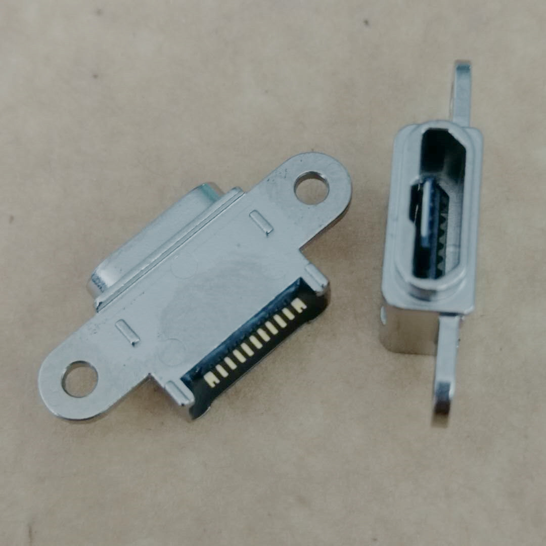 MICRO USB 11pin防水母座迈克防水插座贴片式