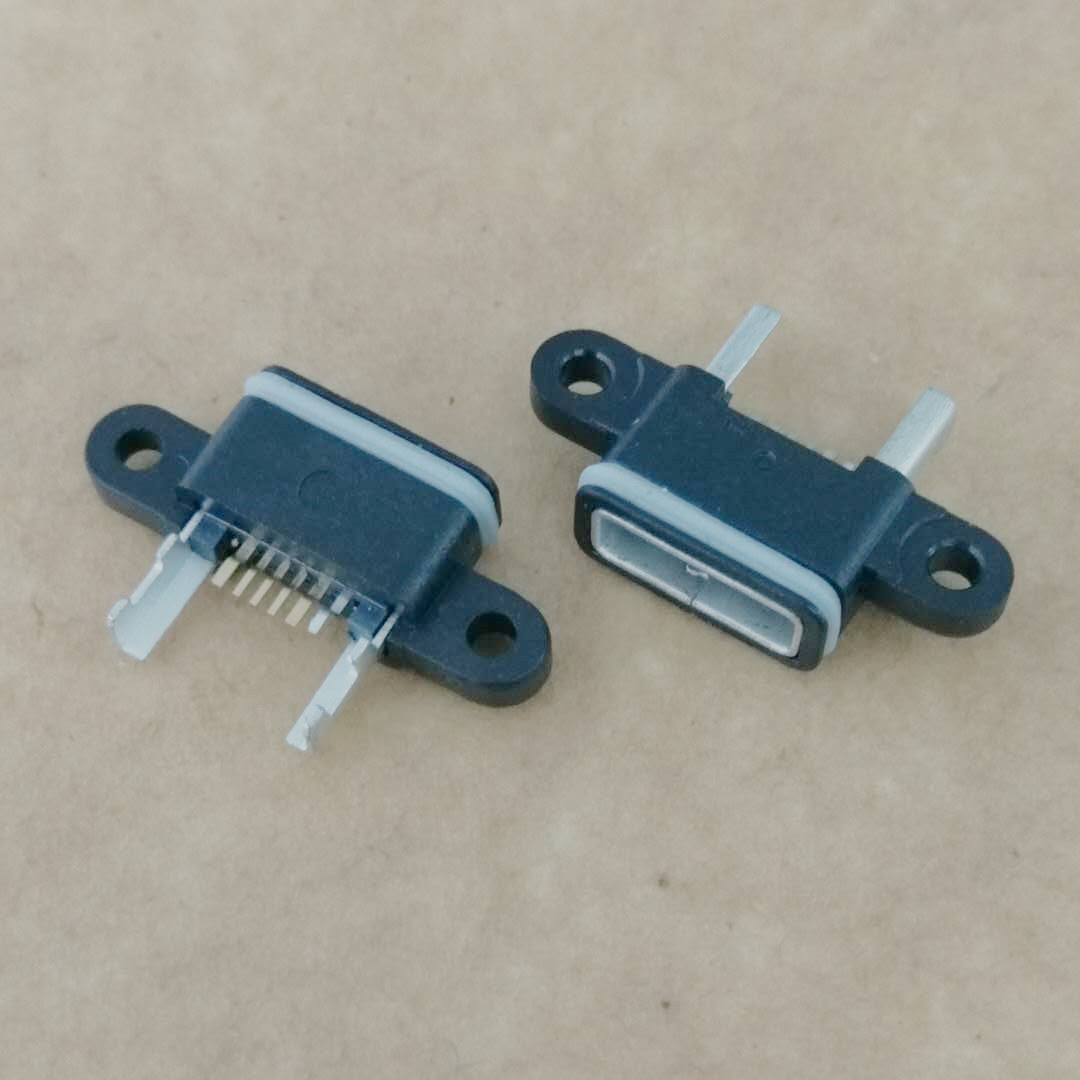 MICRO 5P AB型防水母座 小米4手机尾插 大电流后插