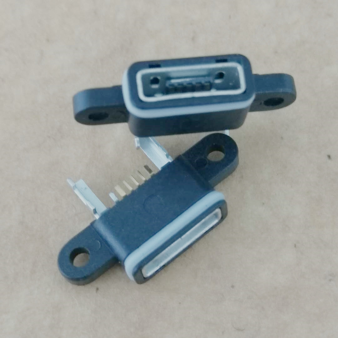 MICRO 5P AB型防水母座 小米4手机尾插 大电流后插