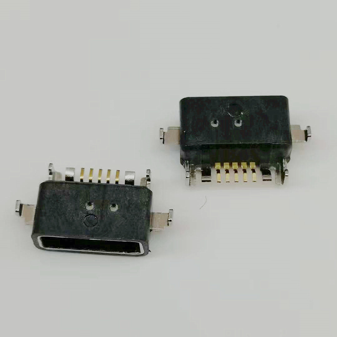 MICRO USB 5PIN沉板防水母座 方口AB型