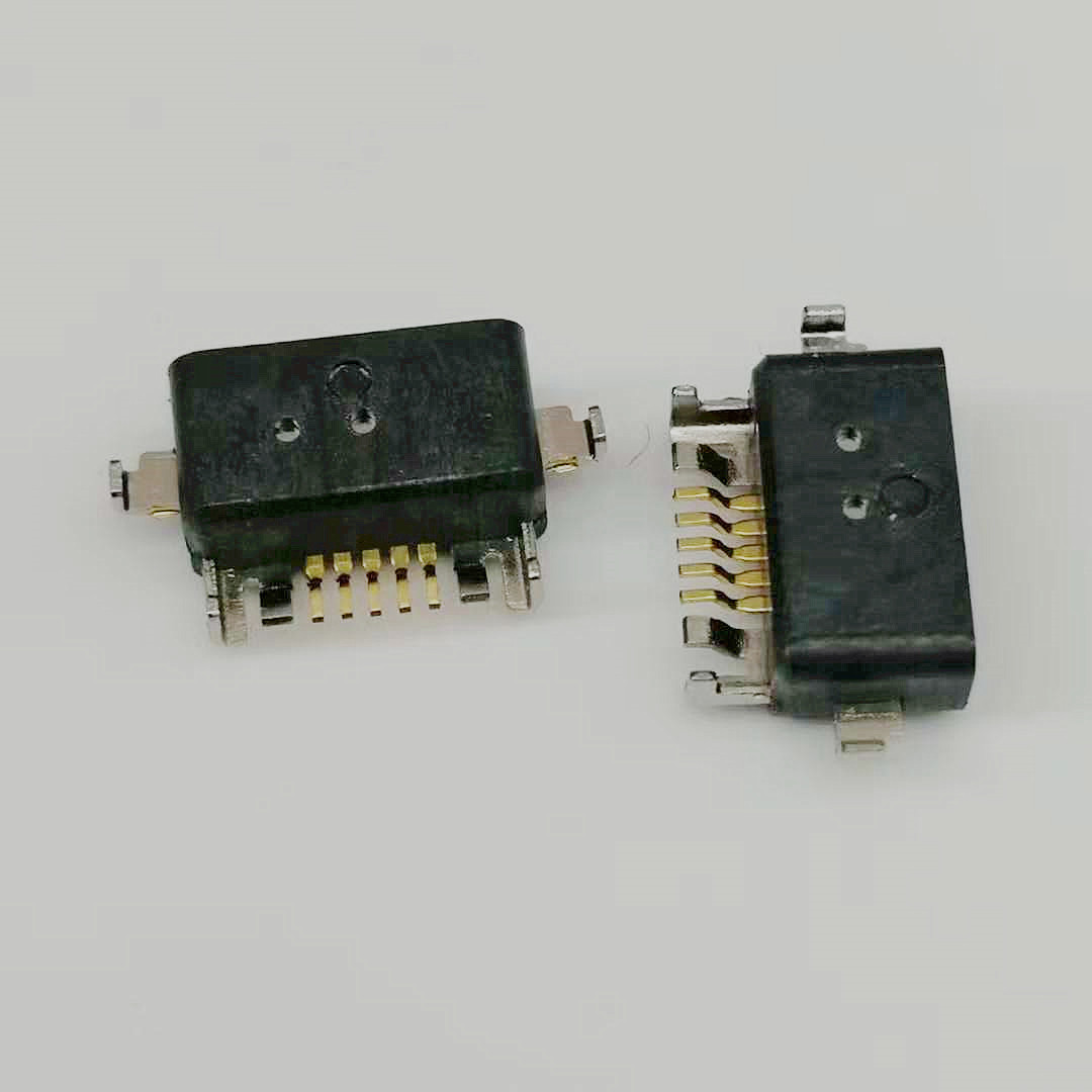 MICRO USB 5PIN沉板防水母座 方口AB型