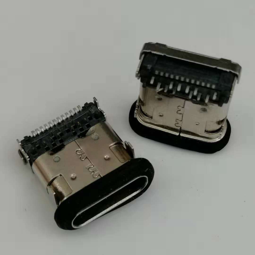 USB 3.1 TYPE-C防水母座 24P 板上型 板上高