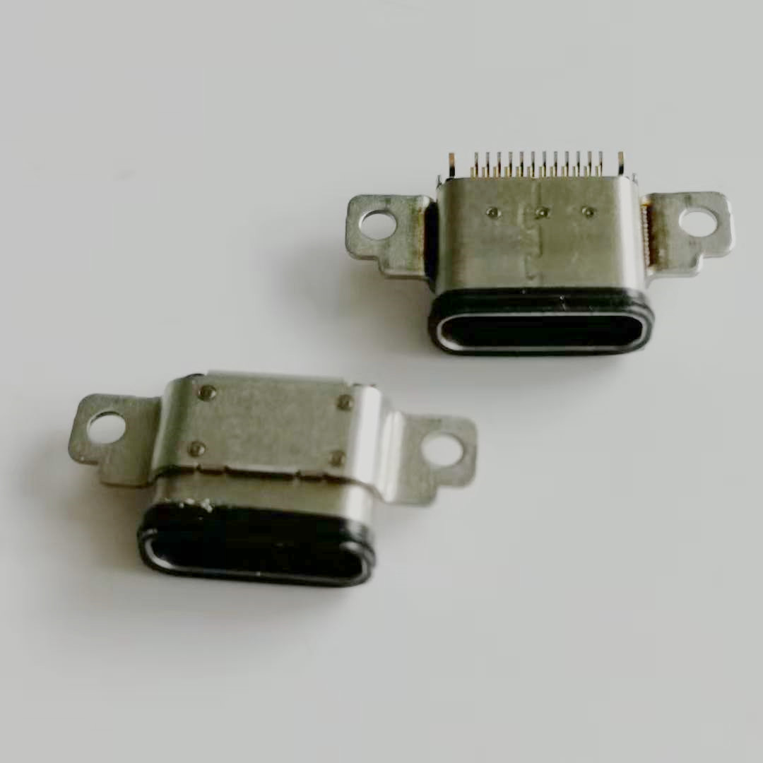 USB 3.1 TYPE-C防水母座 沉板贴片式 16PIN