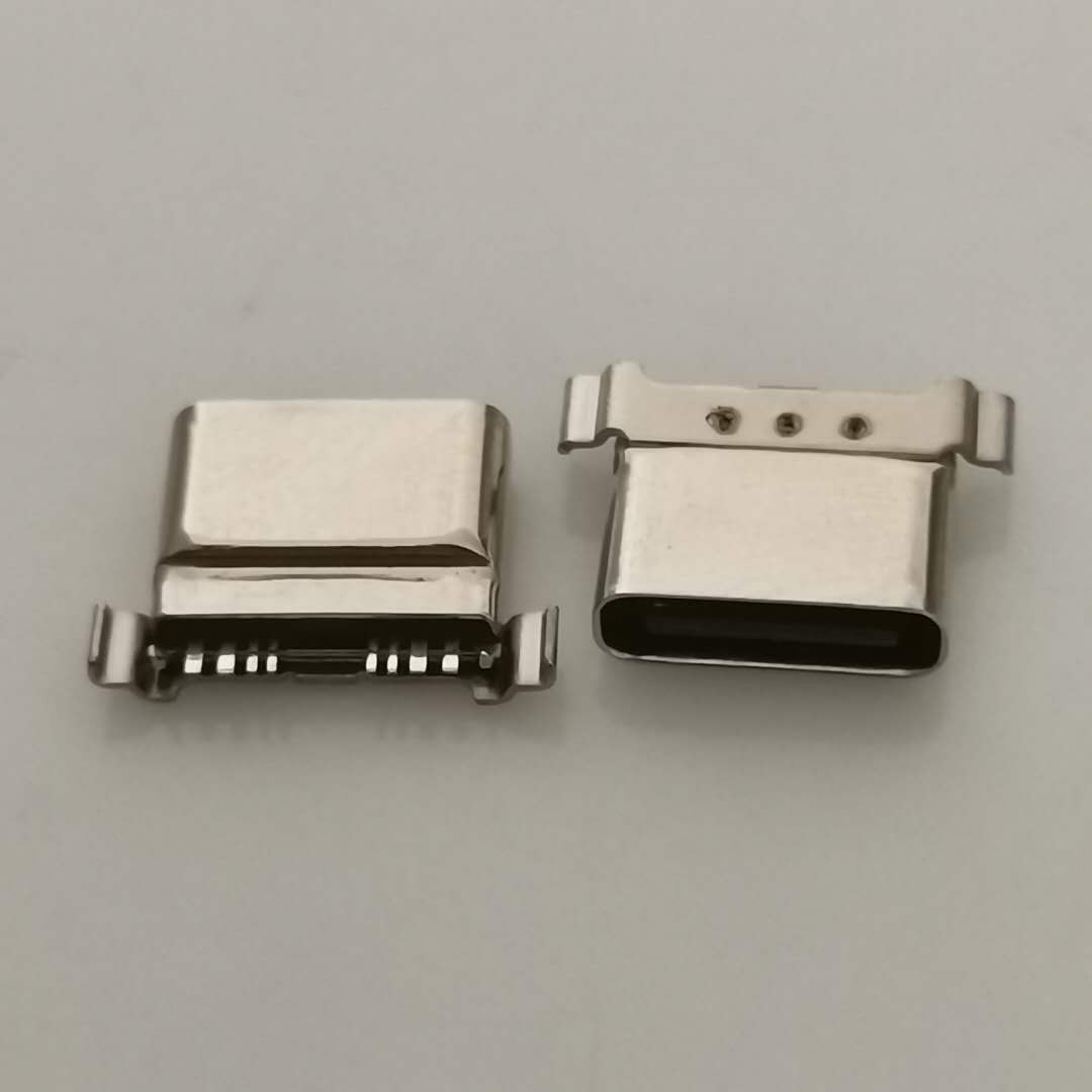 USB3.1 TYPE-C超短体防水母座8PIN 大电流