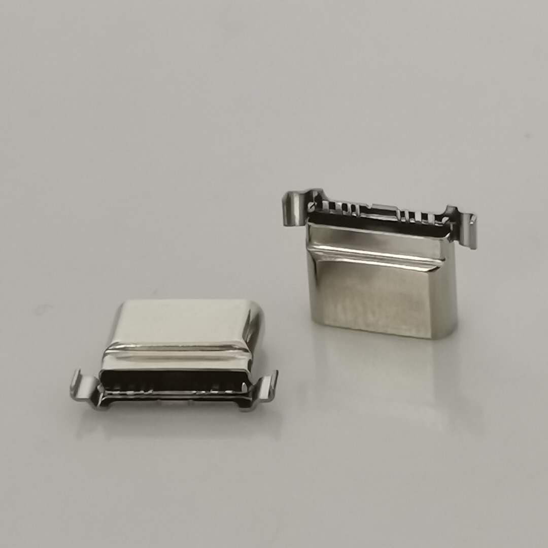 USB3.1 TYPE-C超短体防水母座8PIN 大电流