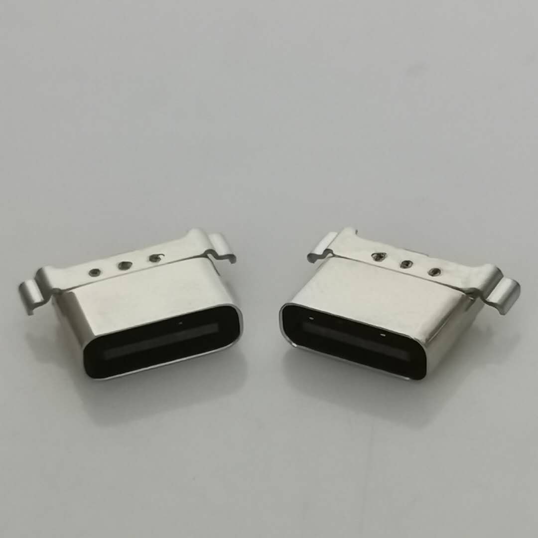 USB3.1 TYPE-C超短体防水母座8PIN 大电流