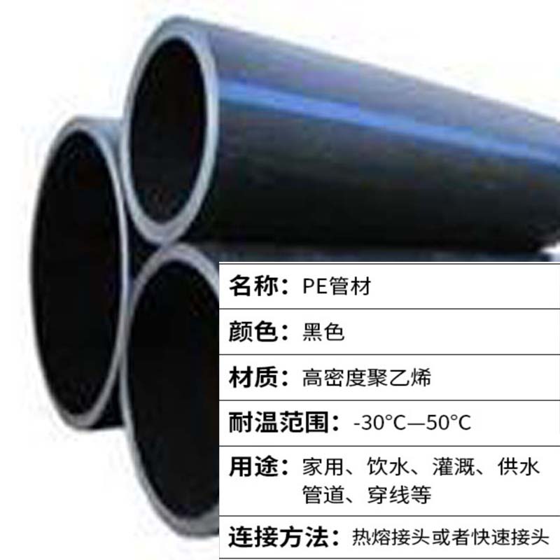 河南郑州鹤壁hdpe给水管厂家埋地灌溉管  河南pe管  郑州pe给水管  鹤壁pe管