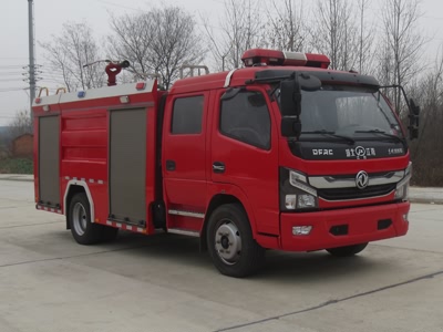东风5吨水罐消防车 消防灭火车 国六五方泡沫车  东风水罐消防车  5吨水罐泡沫消防车  5吨消防车多少钱