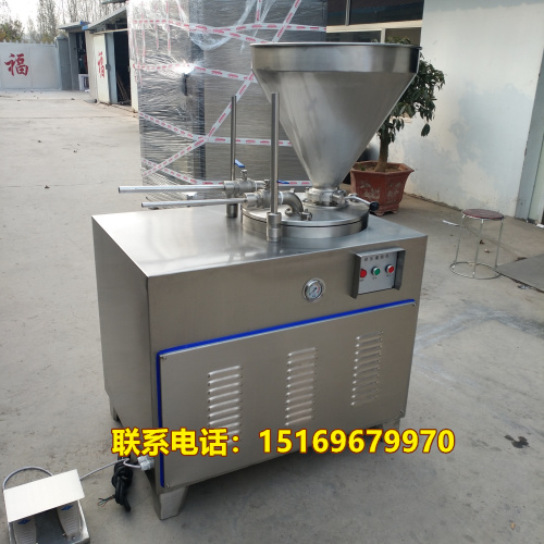 全自动灌肠机，肉片肠灌肠机，大肉块双管灌肠机