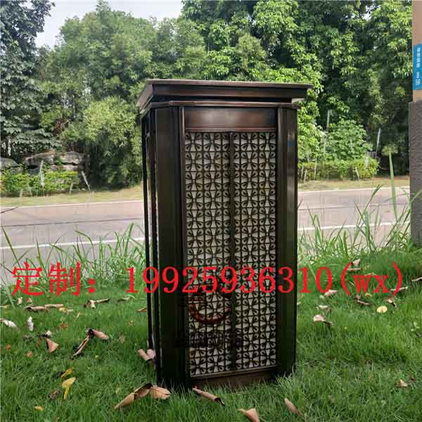 广东古镇厂家直销户外非标工程定制灯园林工程定制logo  仿铜拉丝景观灯  不锈钢景观灯  云石透光庭院灯