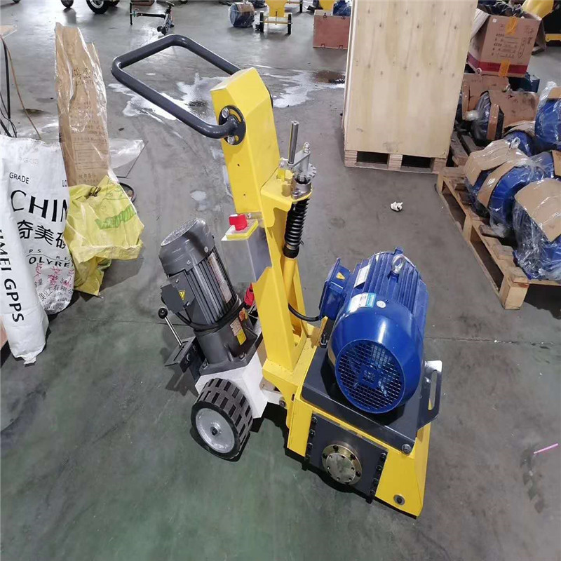 混凝土地面刨地机 旧地面翻新拉毛机 手推式小型凿毛机 水泥地坪铣刨机 马路小型拉毛机 桥面修建刨地机