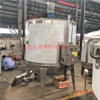 1吨洗衣液搅拌罐膏霜真空乳化罐不锈钢配液罐反应釜&nbsp;&nbsp;加热反应釜